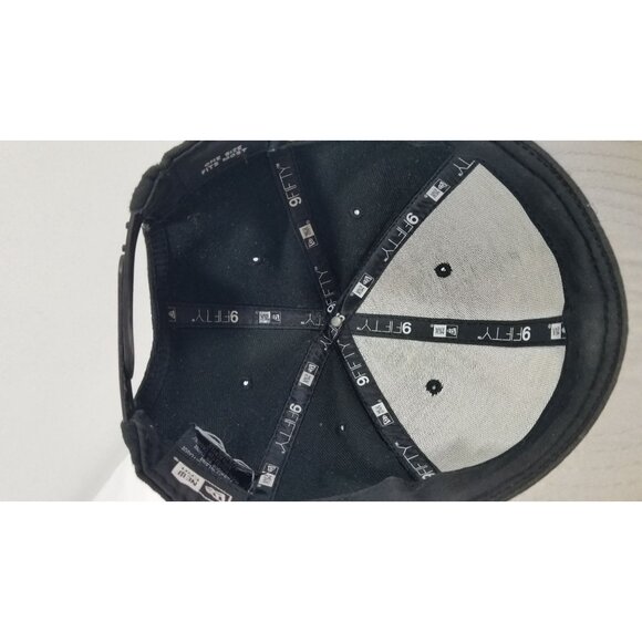 Golden State Warriors New Era 9Fifty Snapback Cap Hat Adult OSFM Black Gray Mens - Picture 10 of 13